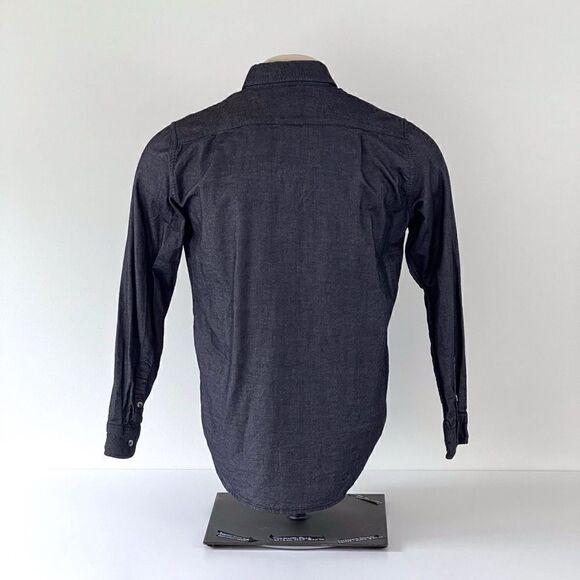 Free Fly Men's Sullivan's Bamboo Button Down Shirt Chambray Charcoal S - Picture 6 of 12